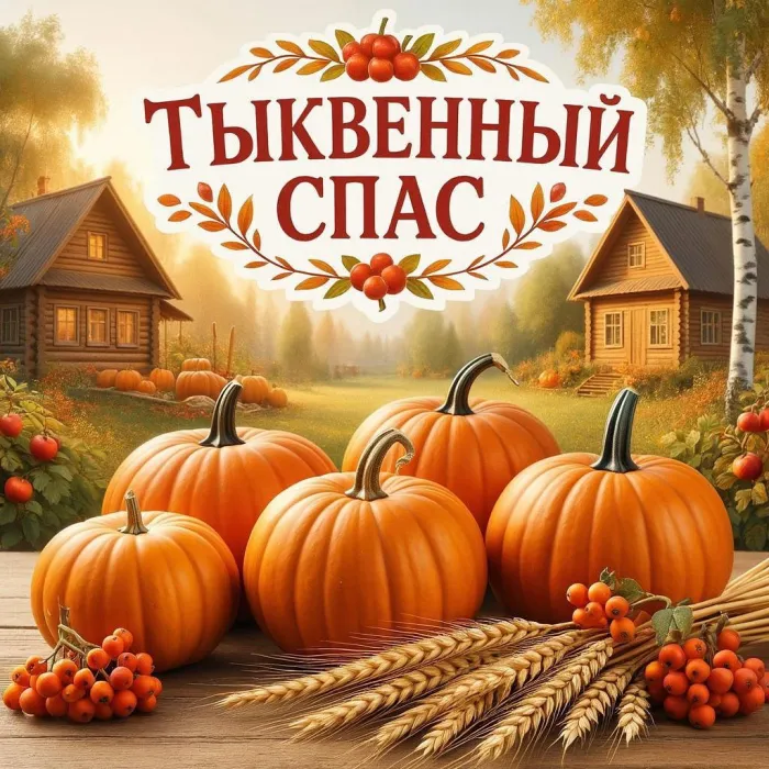 Открытки с Тыквенным Спасом (50 картинок с поздравлениями). Новые открытки с Тыквенным Спасом