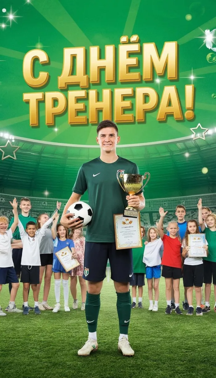 Открытки с Днем тренера (235 картинок с поздравлениями). Новые открытки с Днем тренера