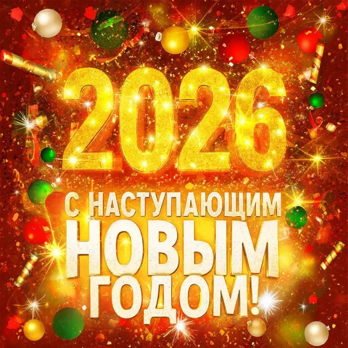 Картинки и открытки с наступающим Новым годом 2026. Красивые картинки с наступающим Новым 2026 годом
