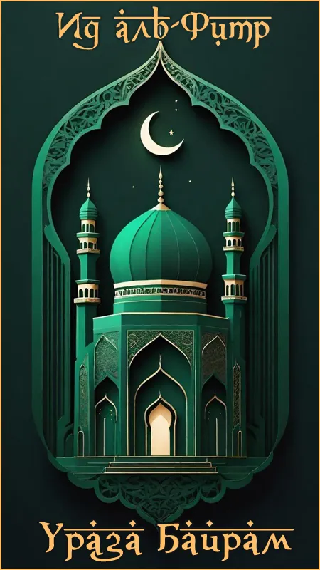 Красивые открытки с праздником Ураза-байрам. Красивые картинки с праздником Ураза Байрам